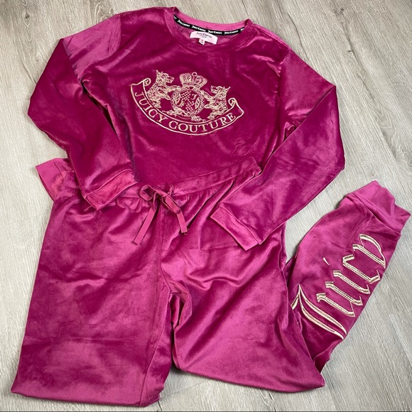 NWT Juicy  Couture Velour Loungewear set Medium - Picture 4 of 7